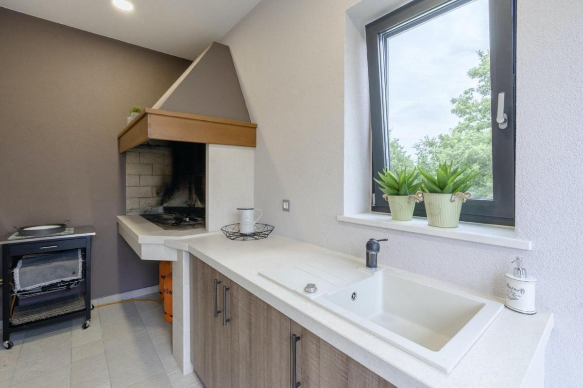 Villa Pedena In Sveta Katarina - Haus Fuer 8-10 Personen Benazici Exterior foto